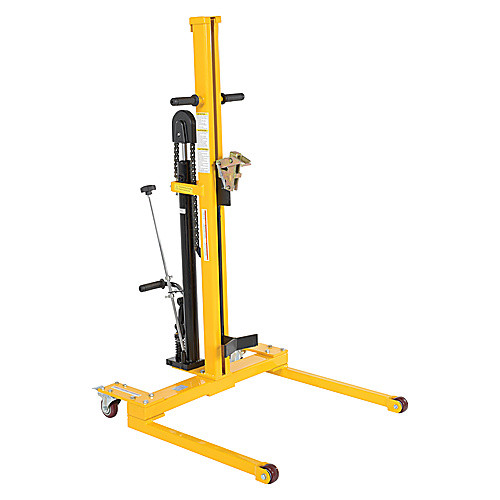 Low-Profile Hydraulic Drum Truck 600 lb