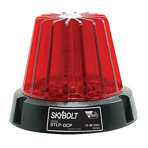 Light - Round 4″ Dome - Flashing Safety - Red