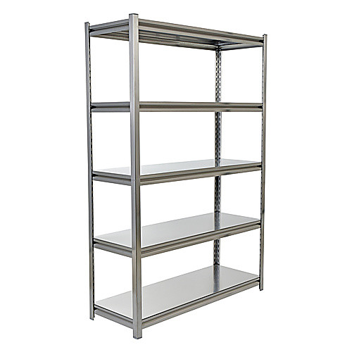 Stainless Steel Shelving 18 × 48″