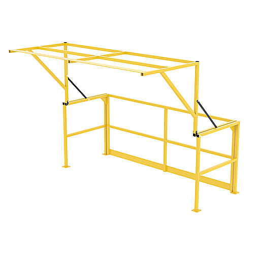 Mezzanine Safety Double Wide Gate