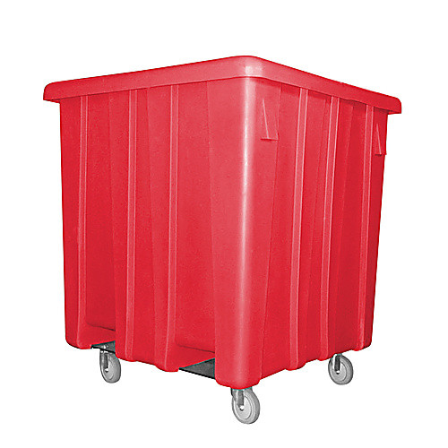 Bulk Container W/Casters Red 51.5″