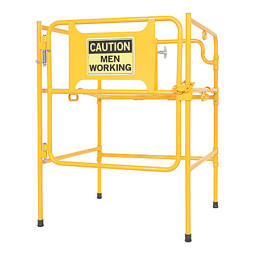 Man Hole Guard Rail Up To 32″ With Sign