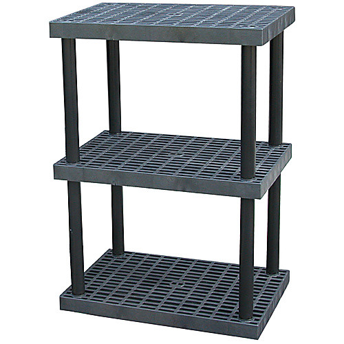 Plastic Bulk Shelf&Storage 36 × 24 3 Shelf