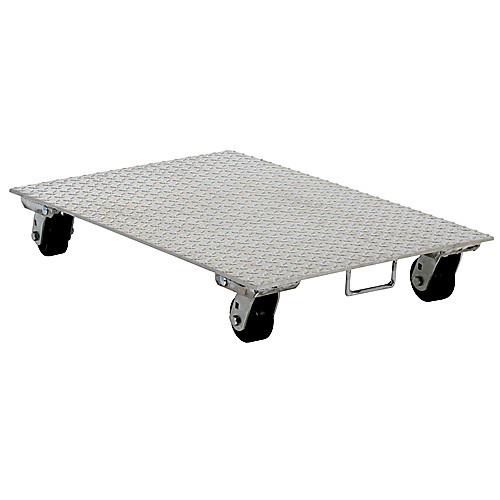 Alum Dolly Rubber Wheels/Handle 16 × 27