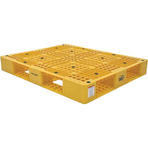 Yellow Plastic Pallet 8000 lb 47 3/8 × 39 3/8
