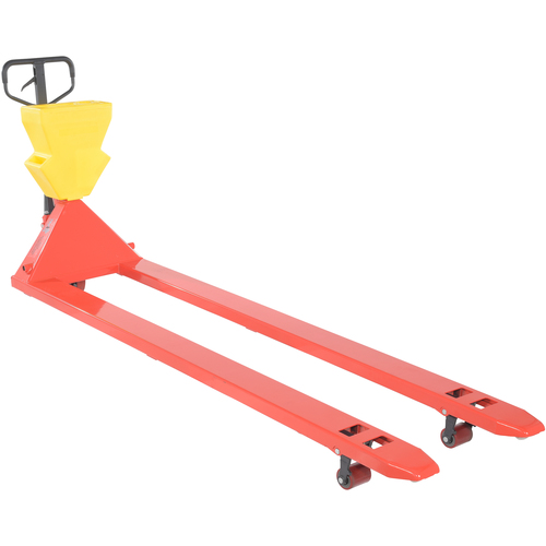 Red Pallet Truck 4K 27 × 96 Yellow P-Caddy