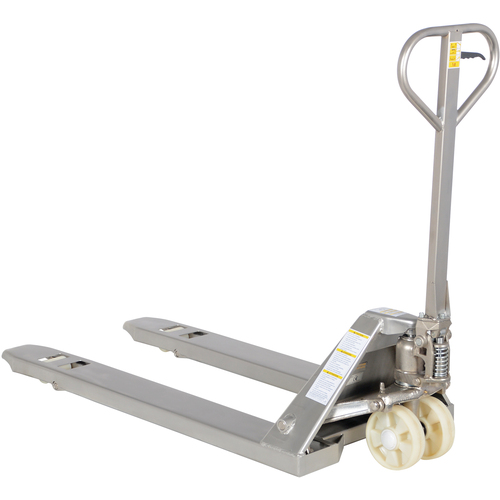 Stainless Steel Frame Pallet Truck 27 × 48