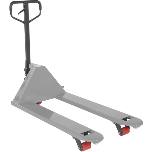 Full Featured Pallet Truck 5.5K 27 × 48 Silver