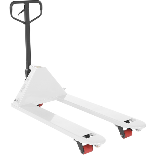 Full Featured Pallet Truck 5.5K 27 × 48 White