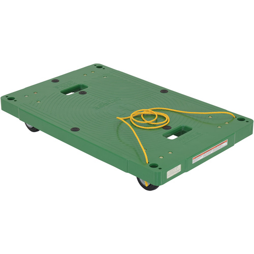 Plastic Dolly W/Pull Rope 33.5 × 21″