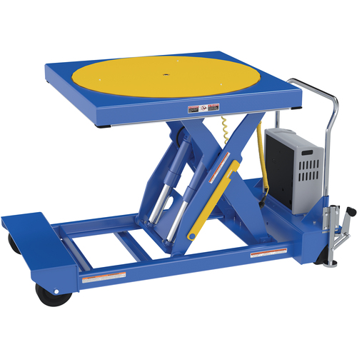 Built-In Manual Scissor Table Carousel-PST