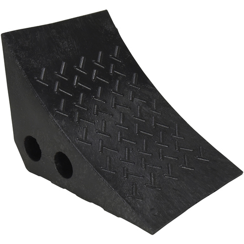 Recycled Black Plastic Wheel Chock