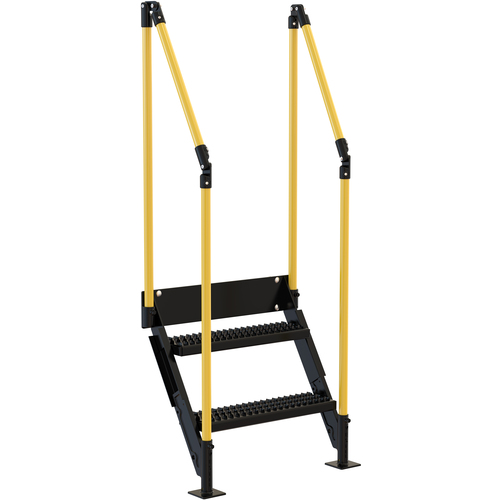 Persnl Wk Plt Stairs 2 30 Black & Yellow
