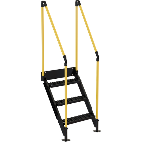 Persnl Wk Plt Stairs 3 40 Black & Yellow