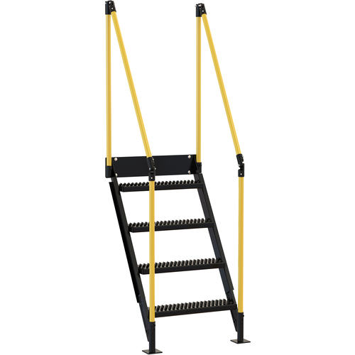 Persnl Wk Plt Stairs 4 50 Black & Yellow