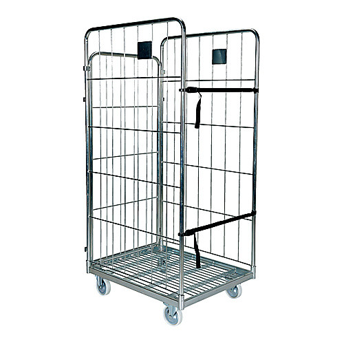 Galv Nestable Roller Container 28.25 × 69.5