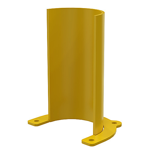 ROUNDED RACK GUARD 12″ H 6″ OPENING YELLOW