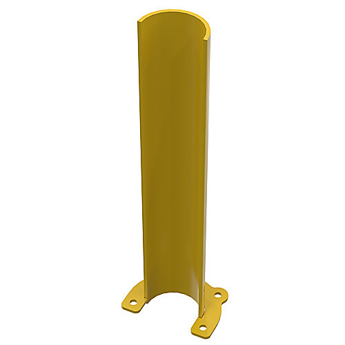 ROUNDED RACK GUARD 24″ H 4″ OPENING YELLOW