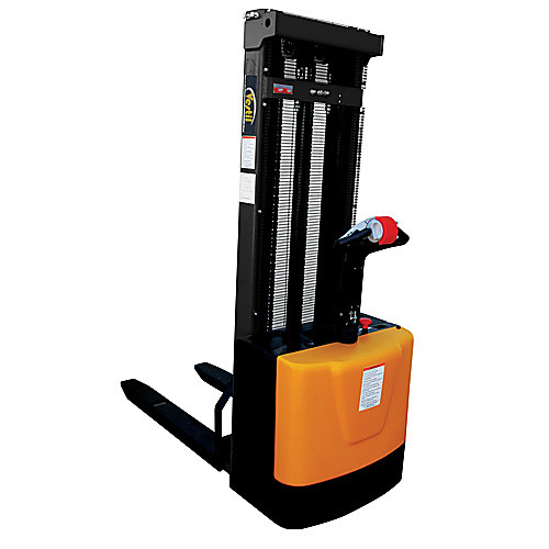 Fixed Powered Lift Stacker 118″ Raised