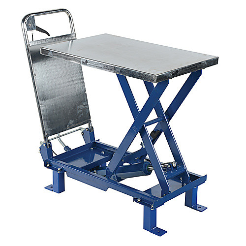 Foot Pump Scissor Lift 400 lb 17.7 × 27.6