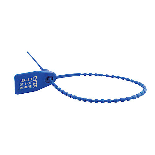 Blue Polypropylene Security Seal 14.13″
