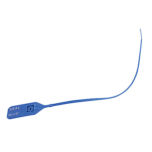 Blue Polypropylene Security Seal 15″