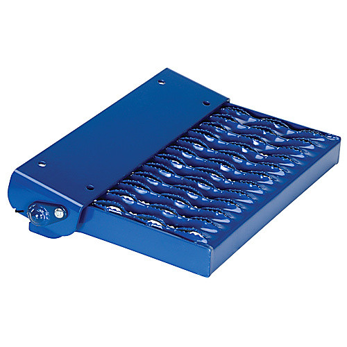 Spring-Loaded Serrated Fold-Up Step