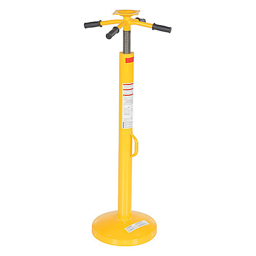 ‎Trailer Stabilizing Jacks  - #SJ35  - Powder coat safety yellow finish  - Steel construction–14″ Diameter base