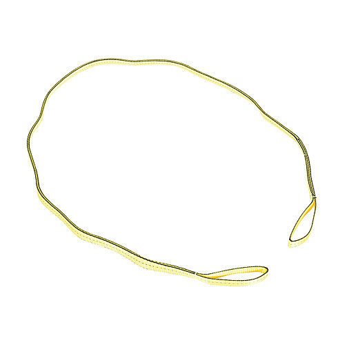 Poly Yellow Lift Web Sling 1″ × 10 Ft
