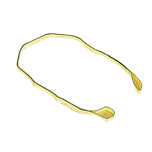 Poly Yellow Lift Web Sling 2″ × 10 Ft