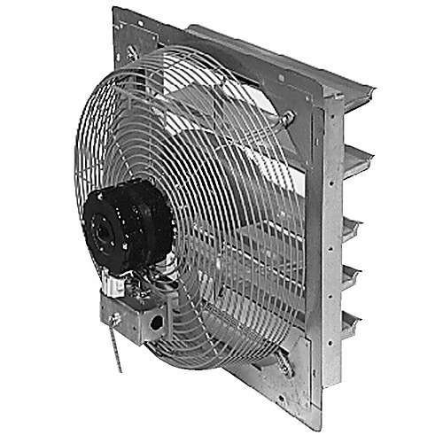 Shutter Mounted E x haust Fan 18In Blade