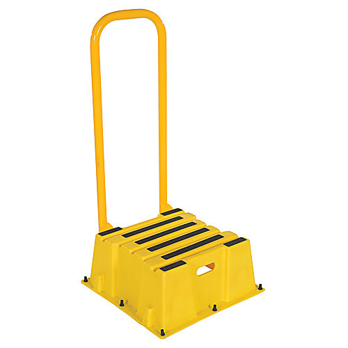 Step Poly Nestable 1 Step Yl W/Handrails