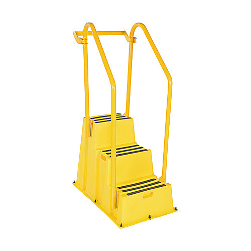 Step Poly Nest 3Step Yl W/Hand&Back Rail&Port