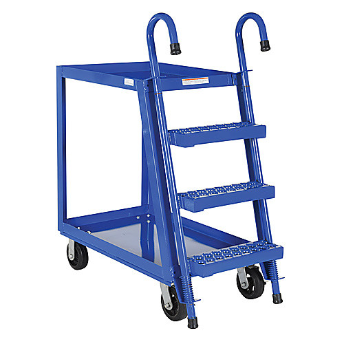 Stock Picker 2 Shelf 22 × 36 Rubber/Steel