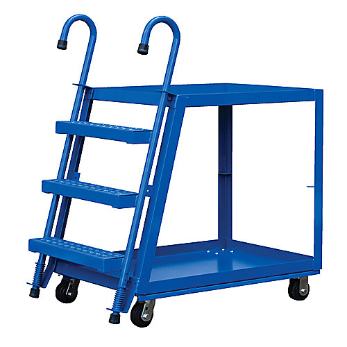 Stock Picker 2 Shelf 28 × 48 Rubber/Steel